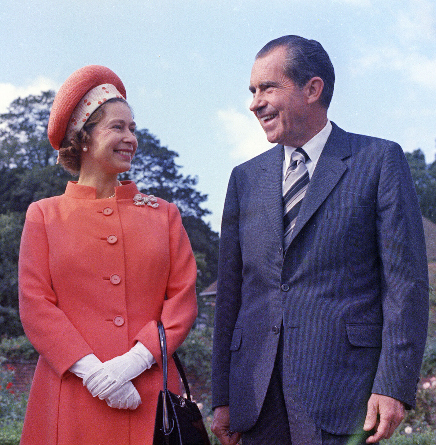 1970: Queen Elizabeth II and President Richard Nixon